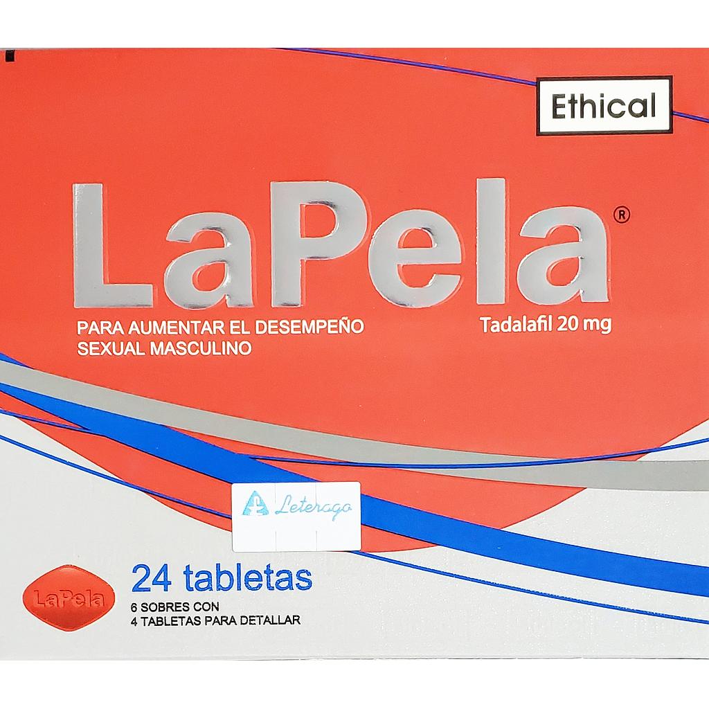 La Pela 20mg x 6 Sobres x 4 Comps