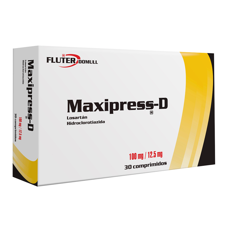 Maxipress-D 100/12.5mg x 30 Comps