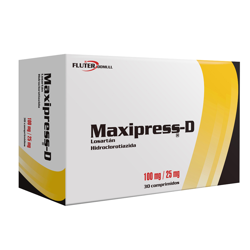 Maxipress-D 100/25mg x 30 Comps