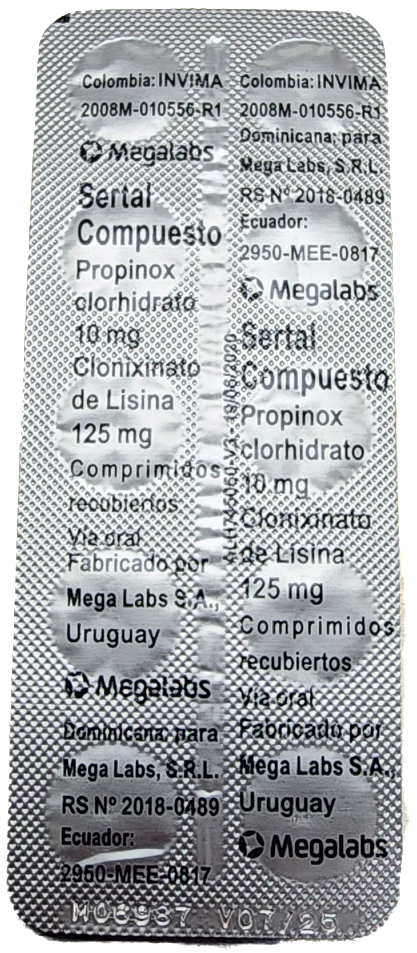 Sertal Compuesto x 1 Blister/10 Caps