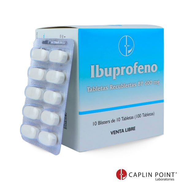 Ibuprofeno Caplin Point 600mg x 100 Caps