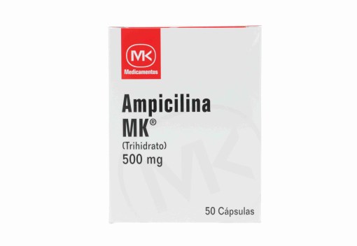 Ampicilina MK 500mg x 50 Caps