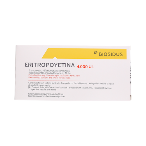 Eritropoyetina 4000 U.I. x 1 Amp