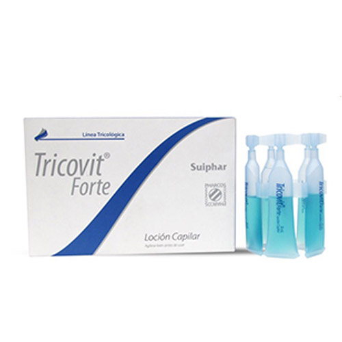 Tricovit Forte Loción 8ml x 10 Amp