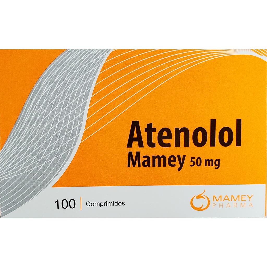 Atenolol Mamey 50mg x 100 Comps