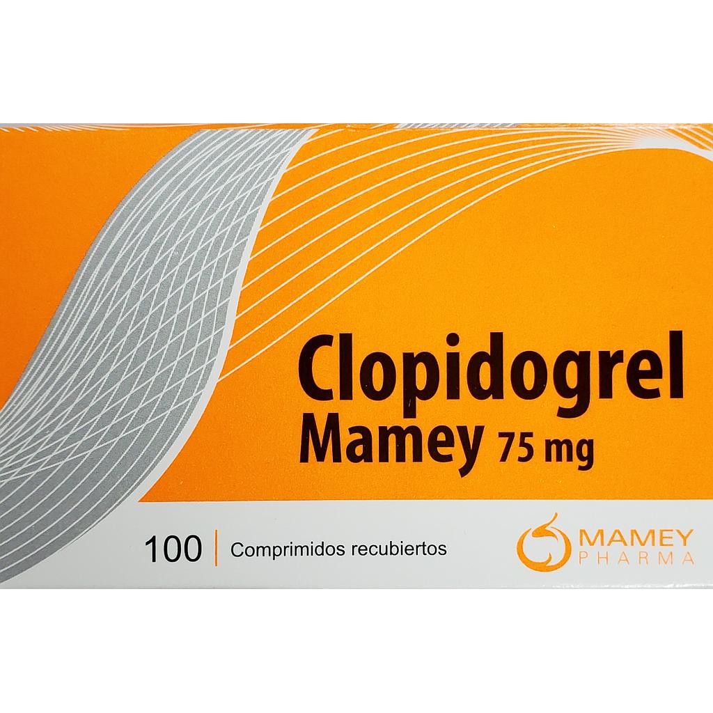 Clopidogrel Mamey 75mg x 100 Comps