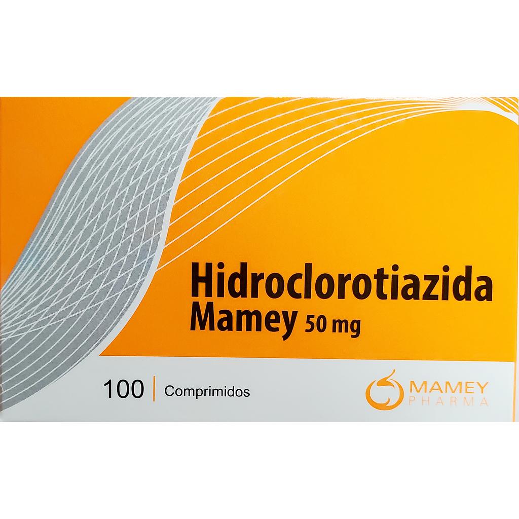 Hidroclorotiazida Mamey 50mg x 100 Comps