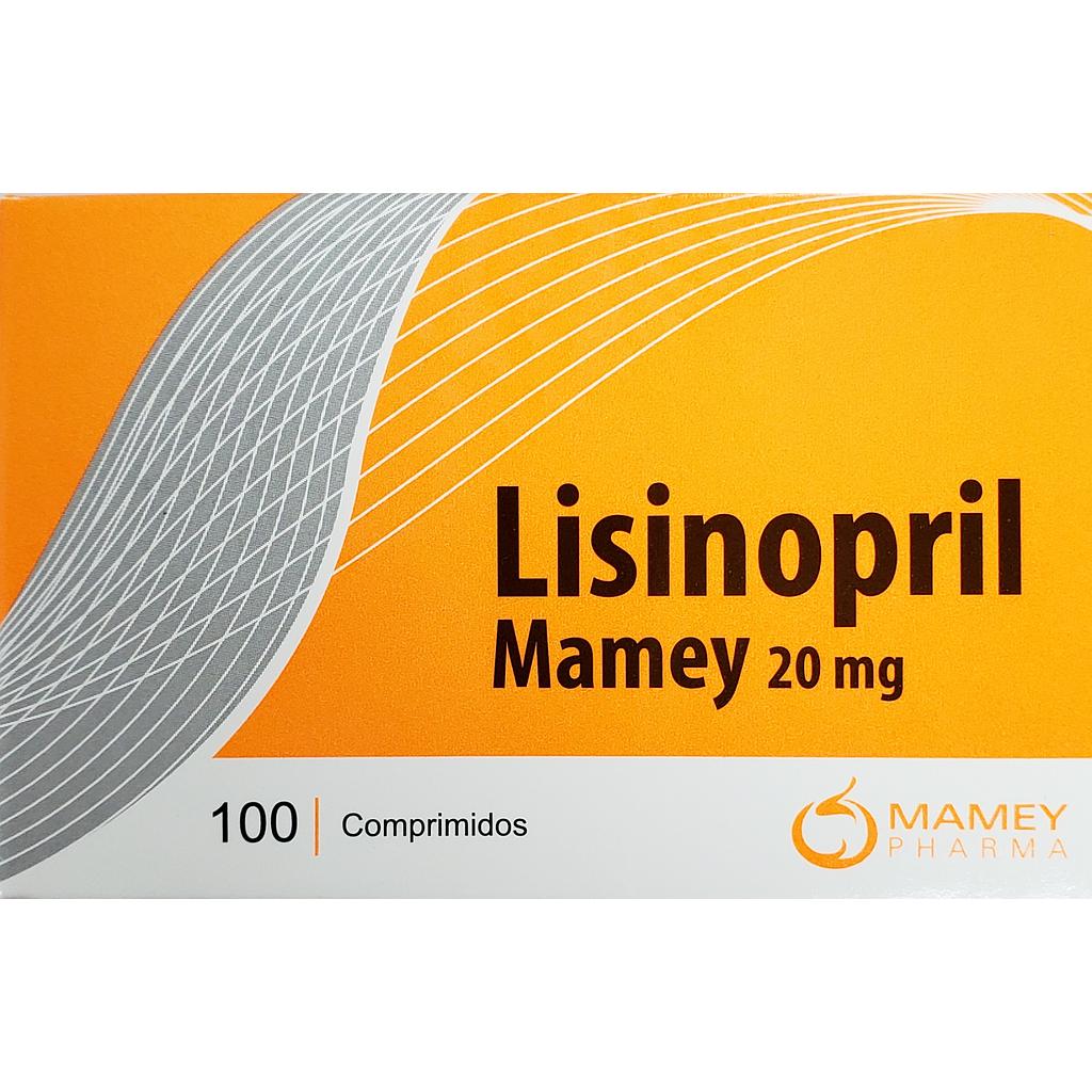 Lisinopril Mamey 20mg x 100 Comps