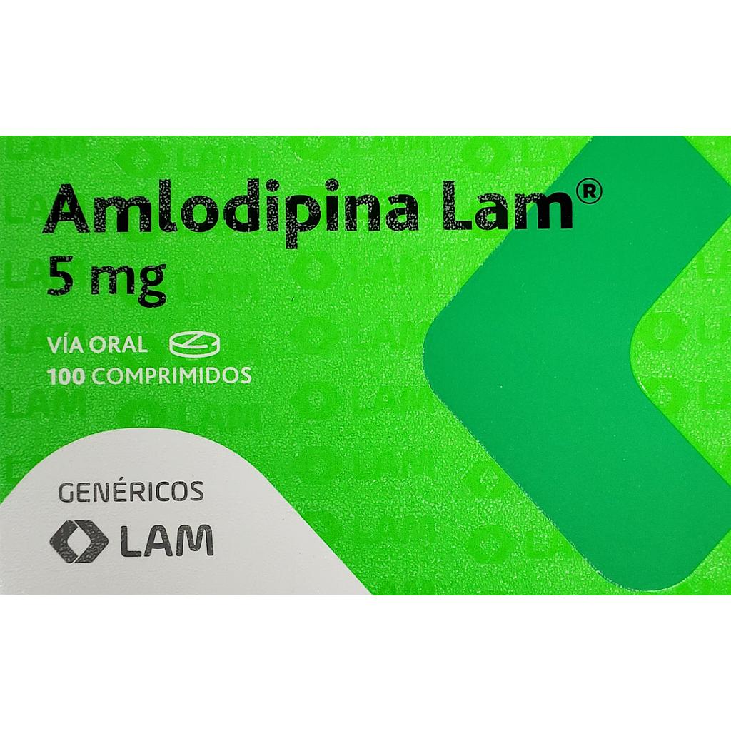 Amlodipina Lam 5mg x 100 Comps