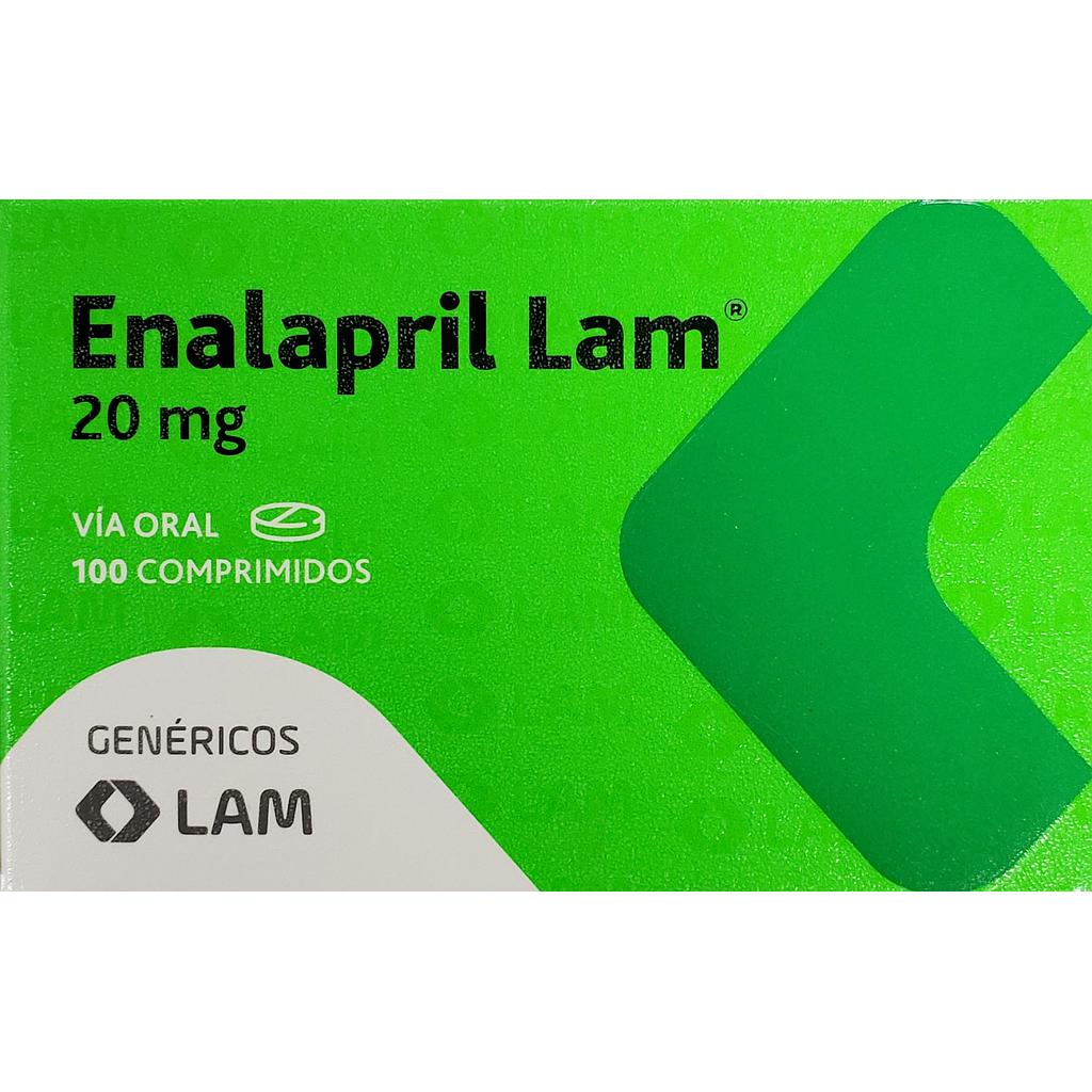 Enalapril Lam 20mg x 100 Comps