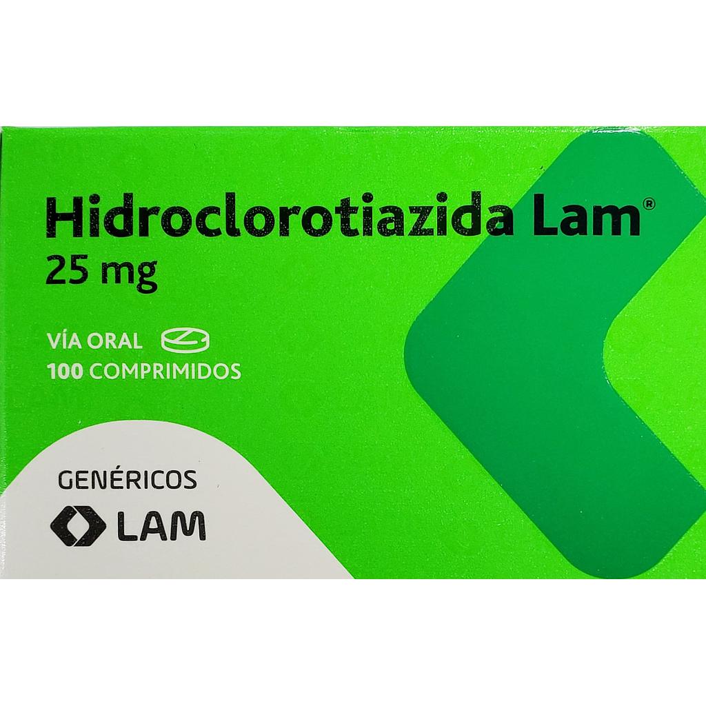 Hidroclorotiazida Lam 25mg x 100 Comps