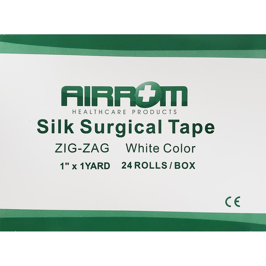 Cinta Adhesiva Airrom (Rollo Esparadrapo) 1 x 1 Yarda x 24 Unds