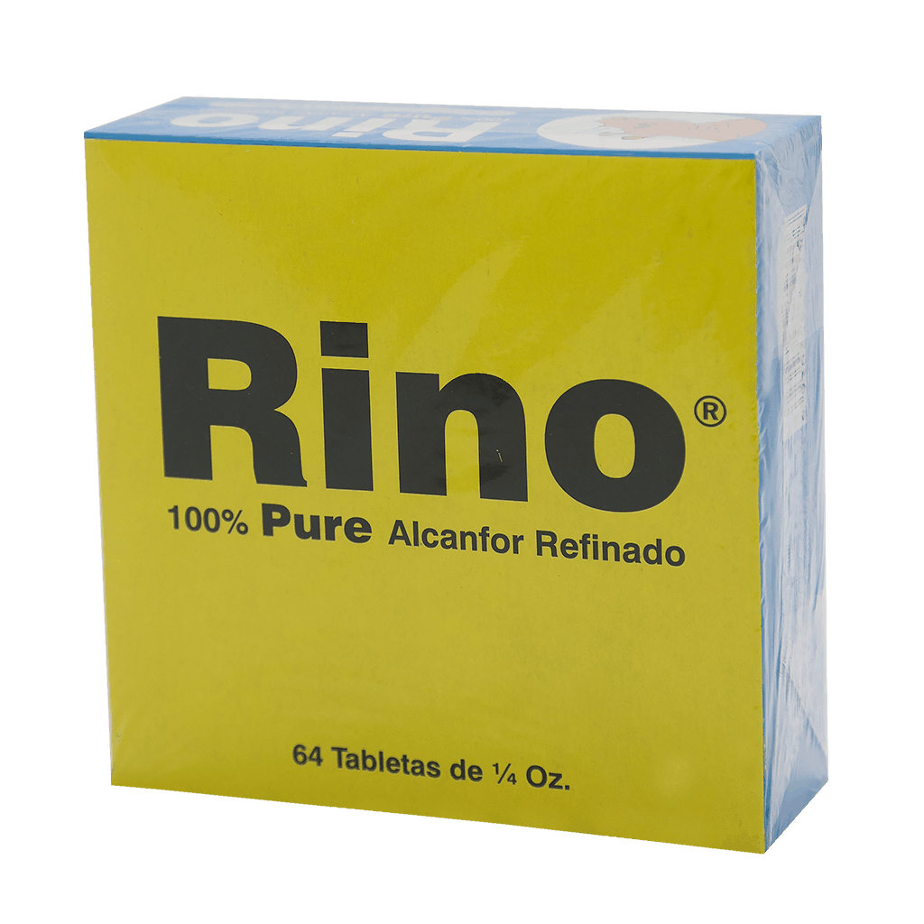 Alcanfor Rino 1/4 Oz x 64 Pcs