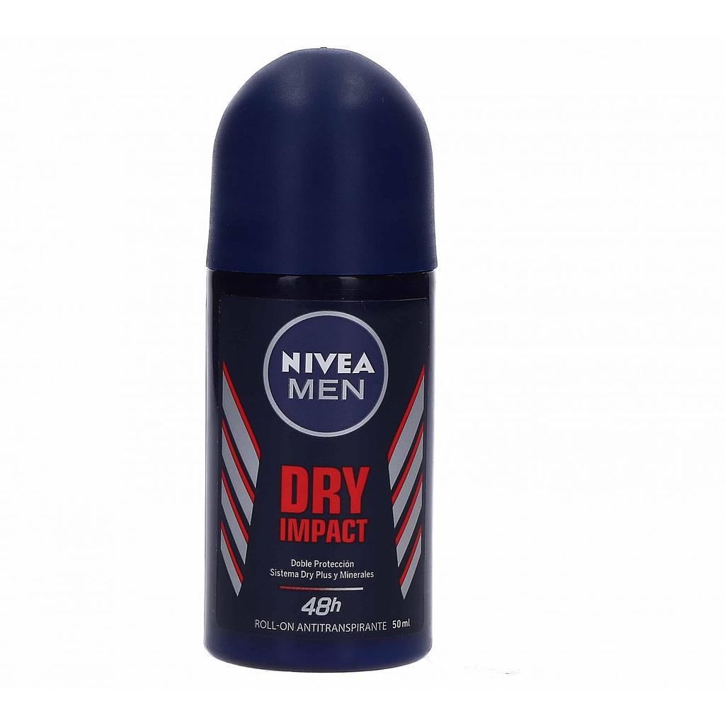 Nivea Deo Roll On Dry Impact Men x 50ml