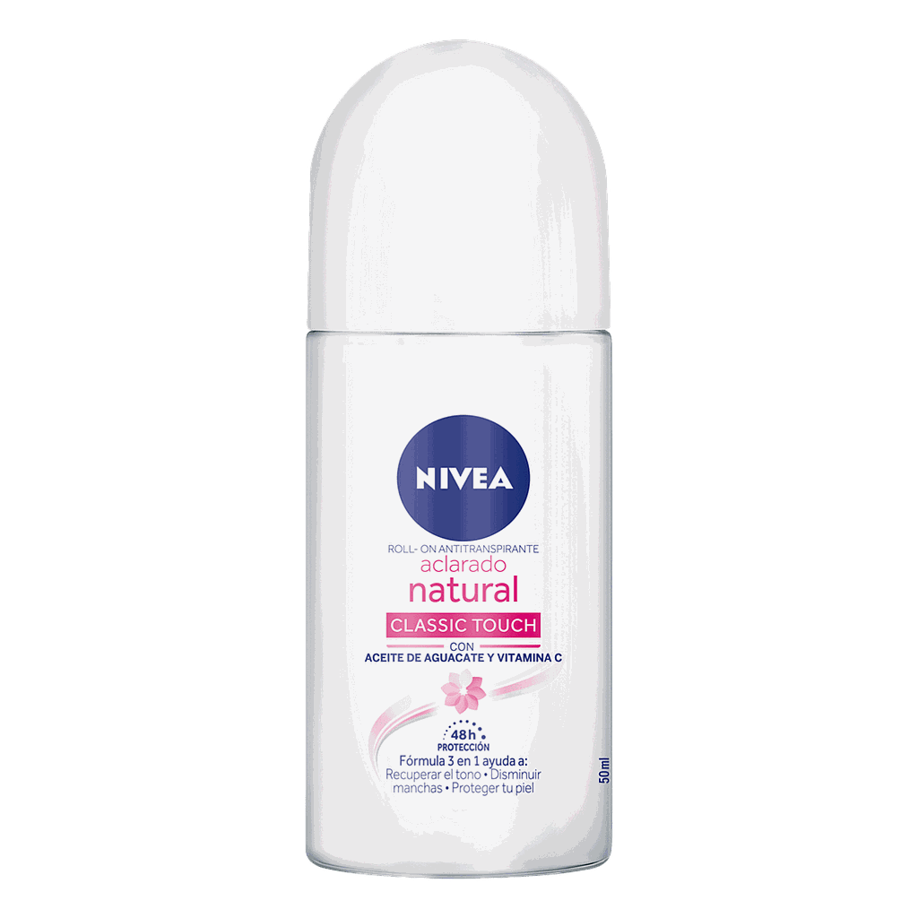 Nivea Deo Roll On Aclarado Natural Classic Touch x 50ml