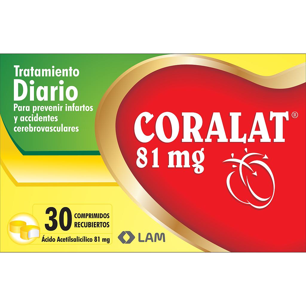 Coralat 81mg x 30 Comps
