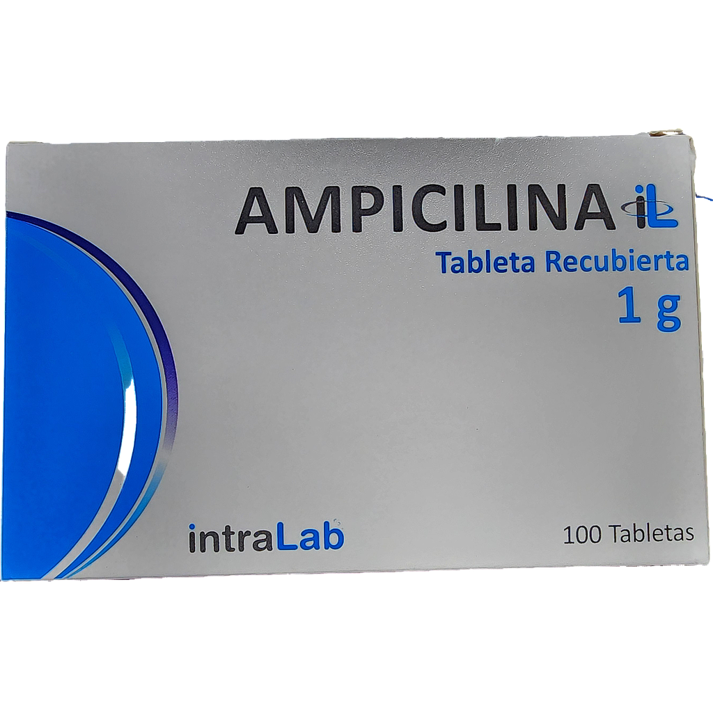 Ampicilina Intralab 1gr x 100 Caps