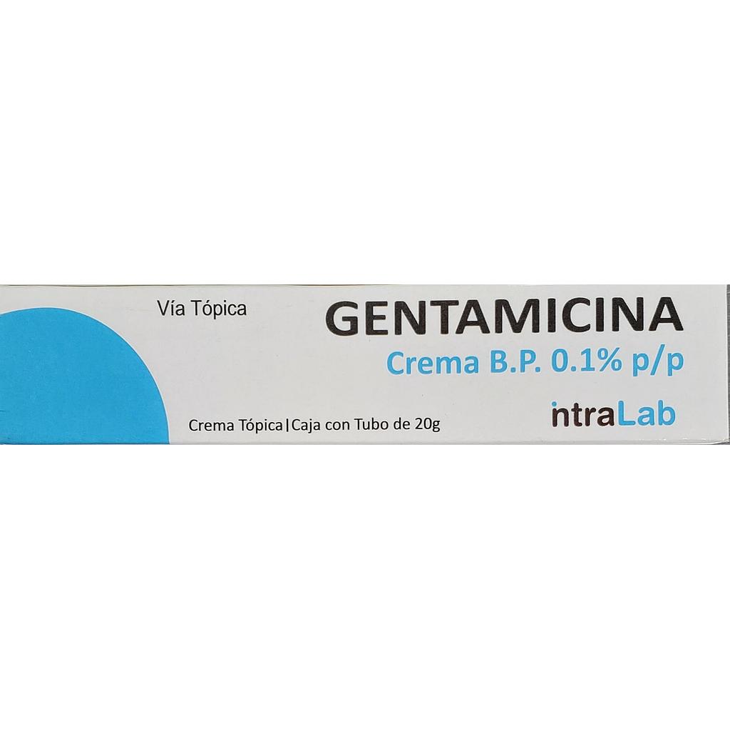 Gentamicina Intralab Crema 1% x 15gr