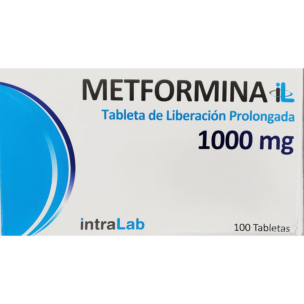 Metformina Intralab 1000mg x 100 Caps