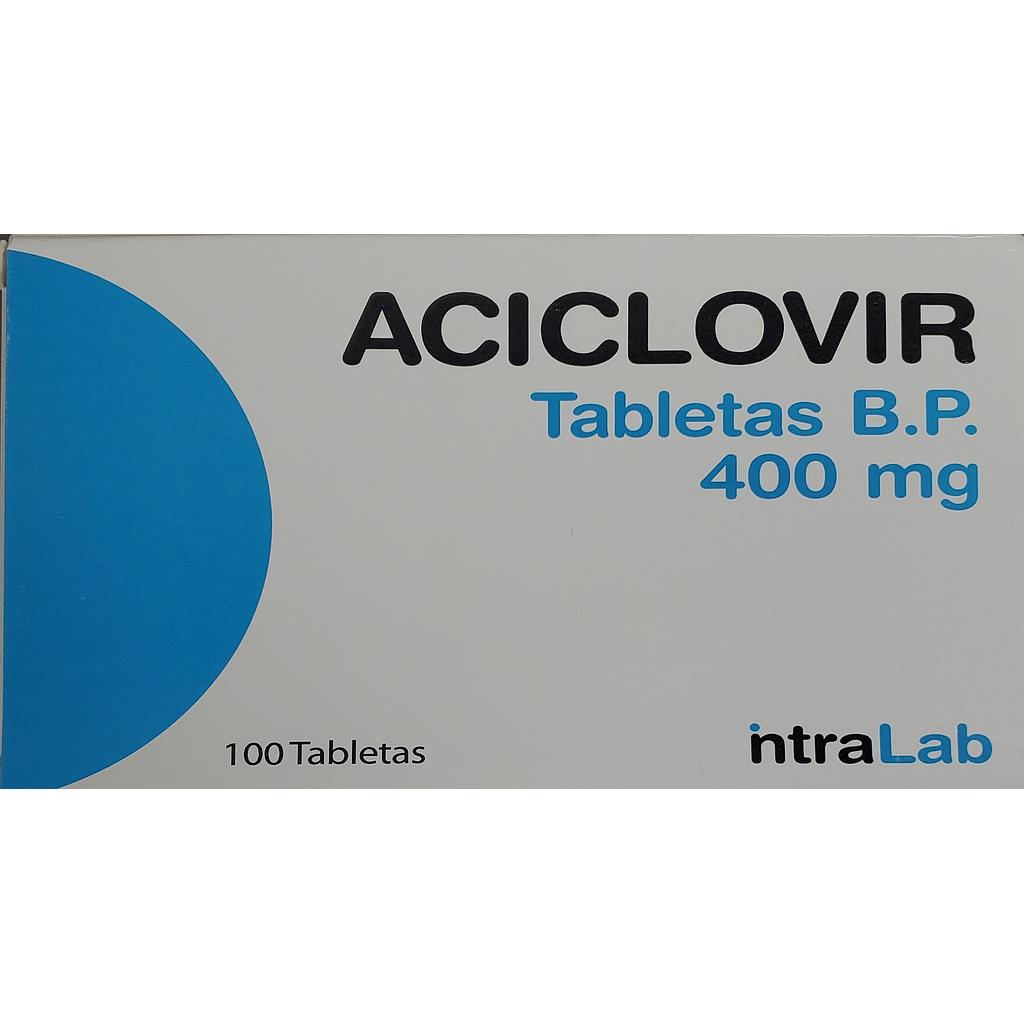 Aciclovir Intralab 400mg x 100 Tabs