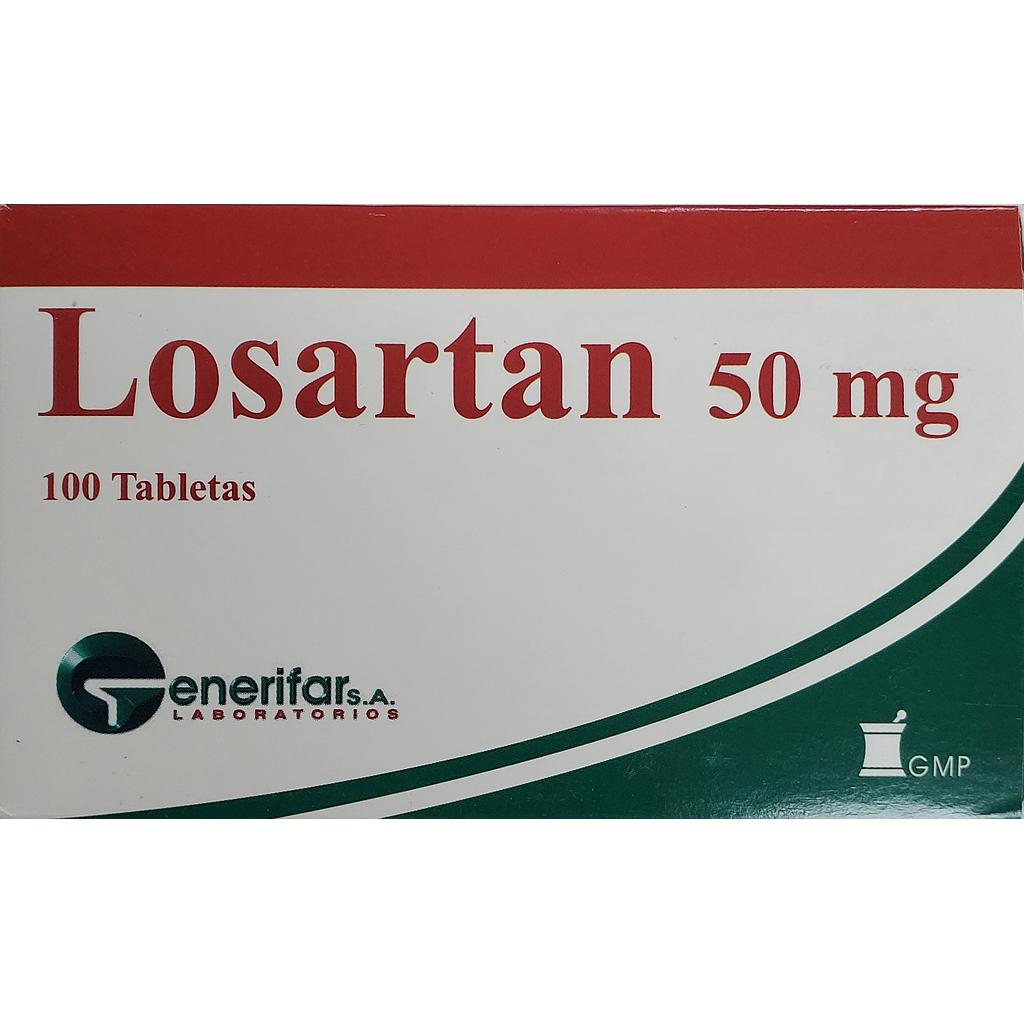 Losartan Generifar 50mg x 100 Tabs