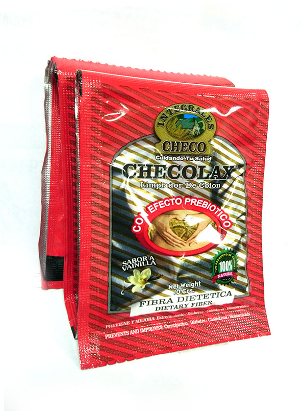 Checolax Limpiador de Colon Vainilla x 10gr 12/1 Sobres