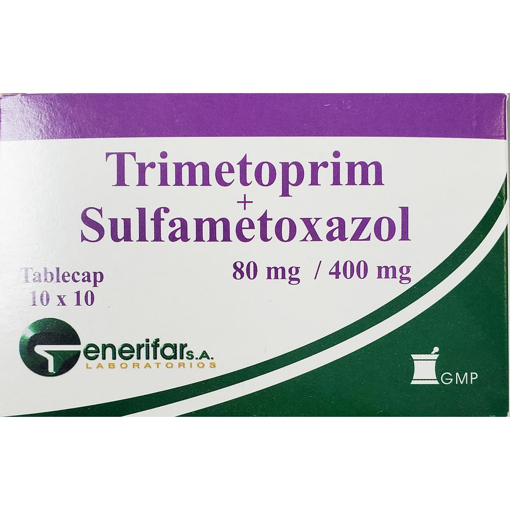 Trimetoprim Sulfa Generifar 80/400mg x 100 Tabs
