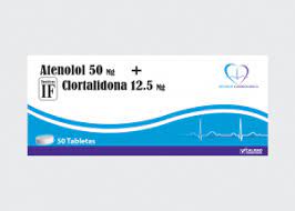 Atenolol 50mg + Clortalidona 12.5mg IF x 50 Caps