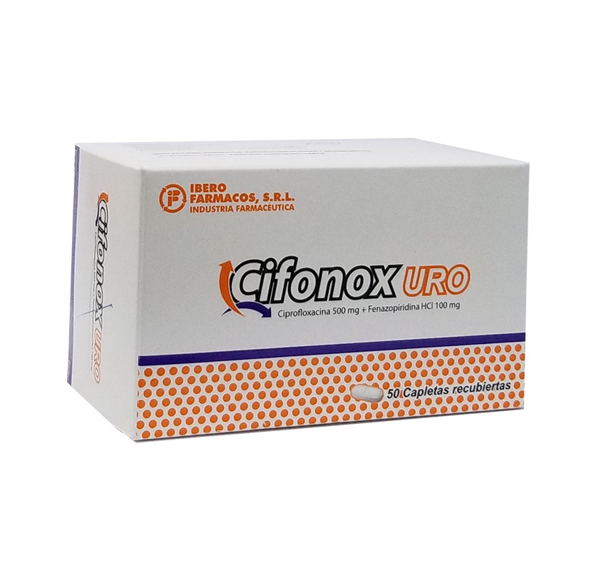 Cifonox Uro 500/100mg x 50 Tabs