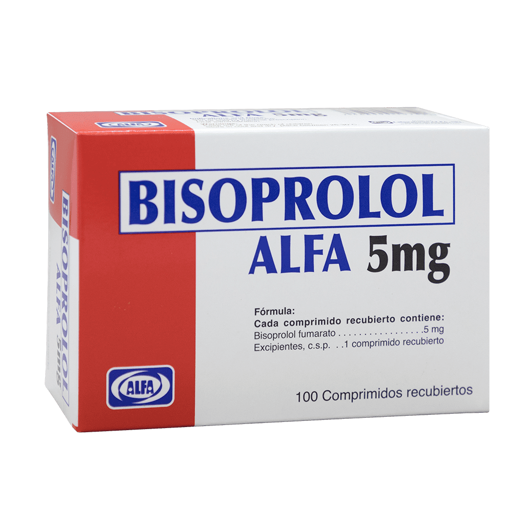 Bisoprolol Alfa 5mg x 100 Tabs