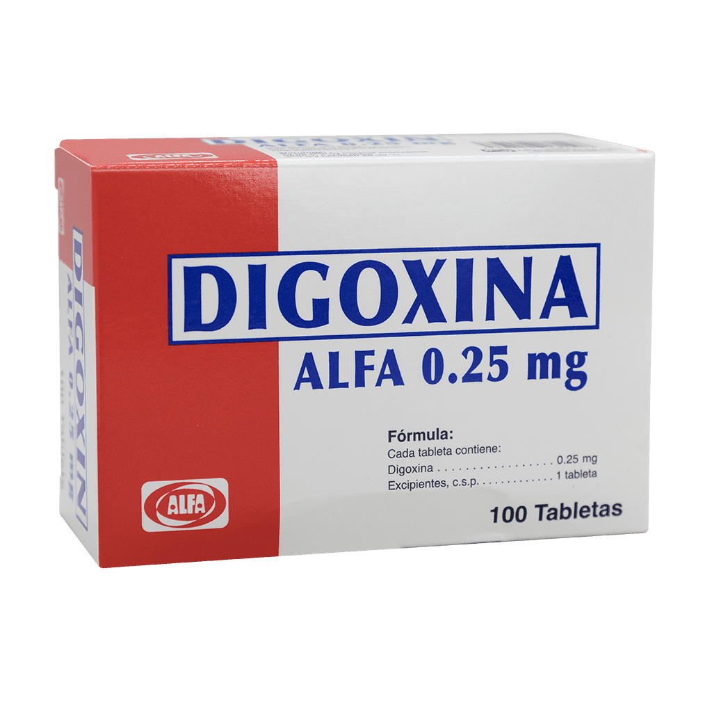 Digoxina Alfa 0.25mg x 100 Tabs