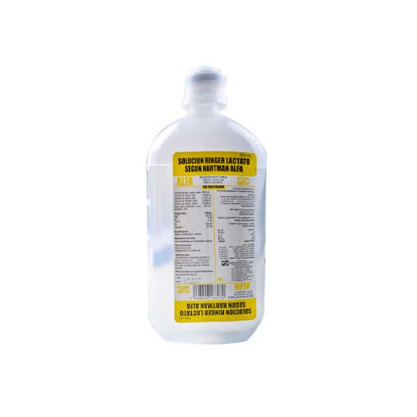 Lactato Ringer (Hartmann) Bot 1000ml x 12 Unds