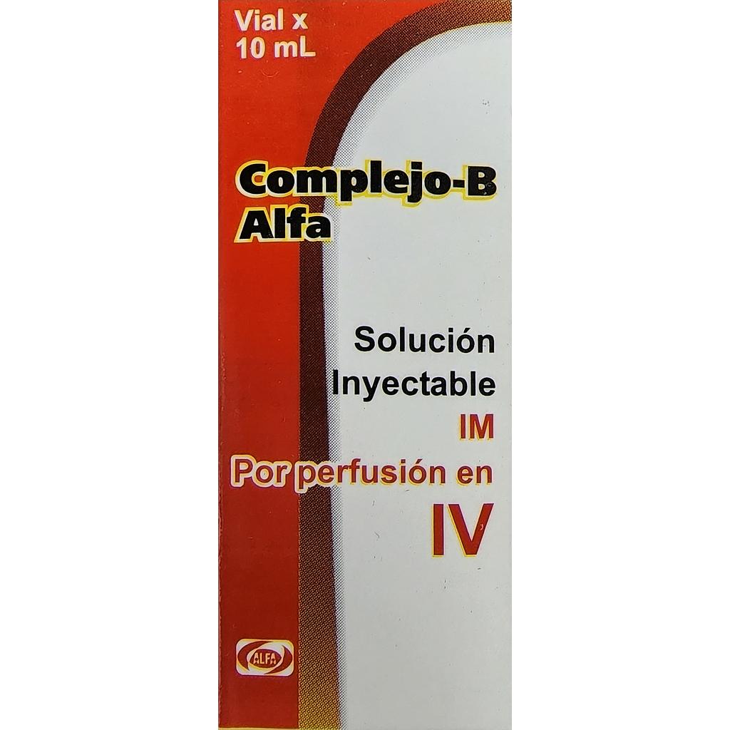 Complejo B Alfa Inyectado x 10 ml