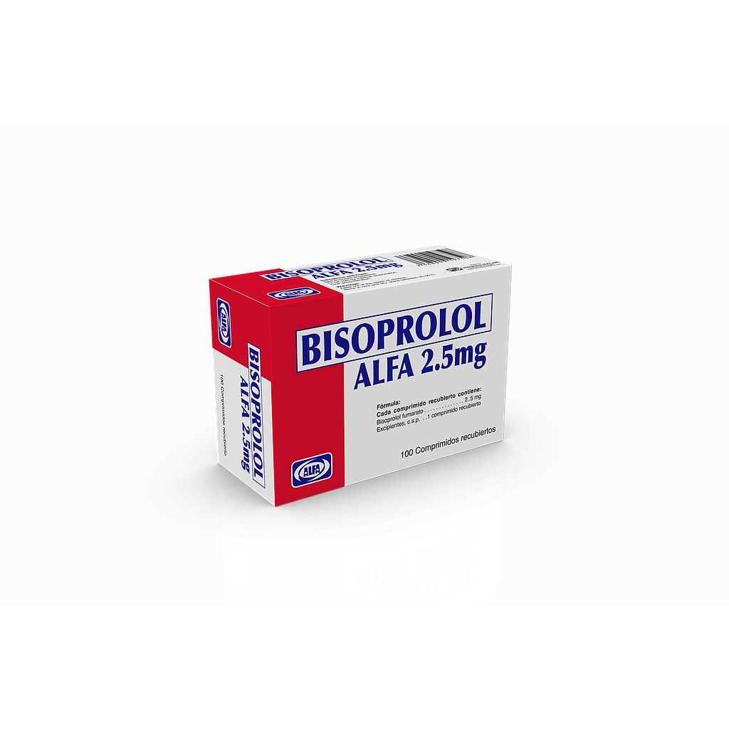 Bisoprolol Alfa 2.5mg x 100 Caps