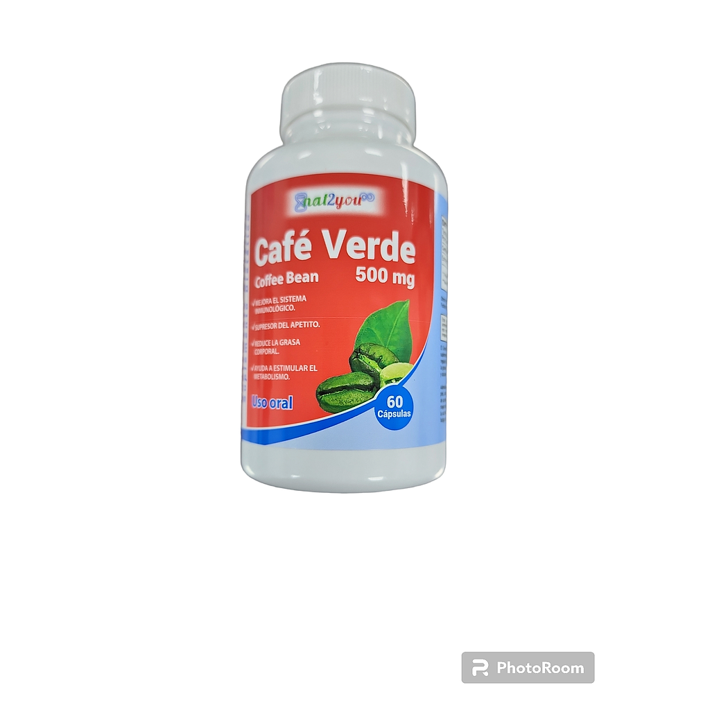 Cafe Verde DF 500mg Fco. x 60 Caps