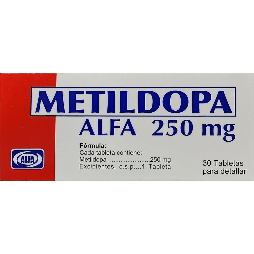 Metildopa Alfa 250mg x 30 Tabs