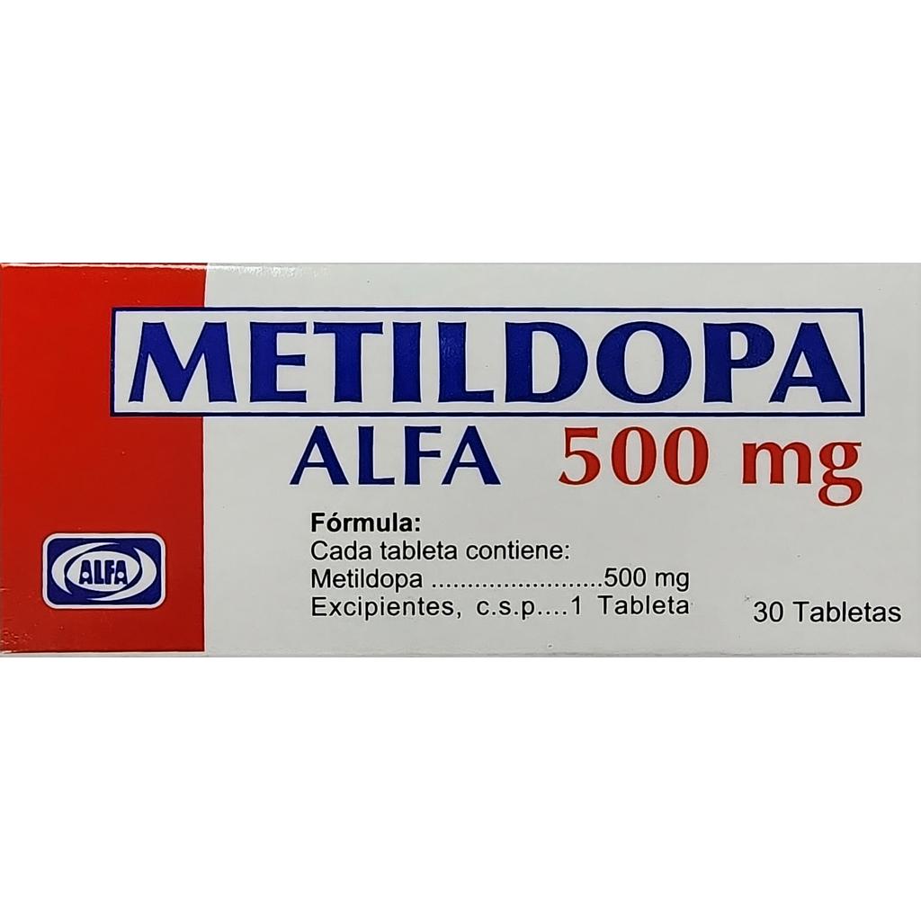 Metildopa Alfa 500mg x 30 Tabs