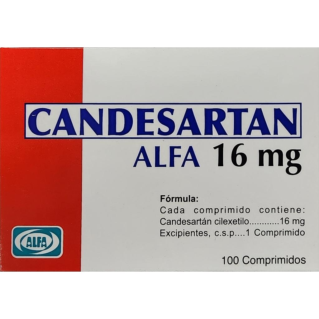 Candesartan Alfa 16mg x 100 Tabs