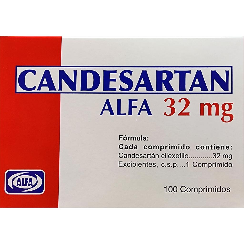 Candesartan Alfa 32mg x 100 Tabs