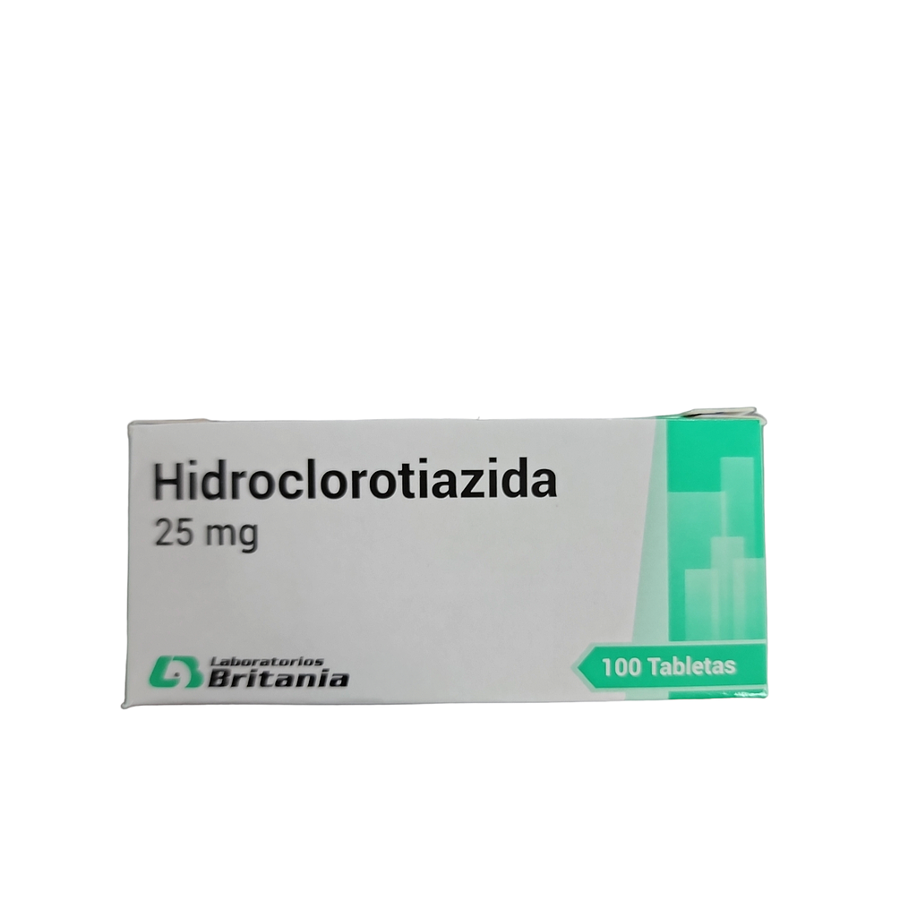 Hidroclorotiazida DF 25mg x 100 Tabs