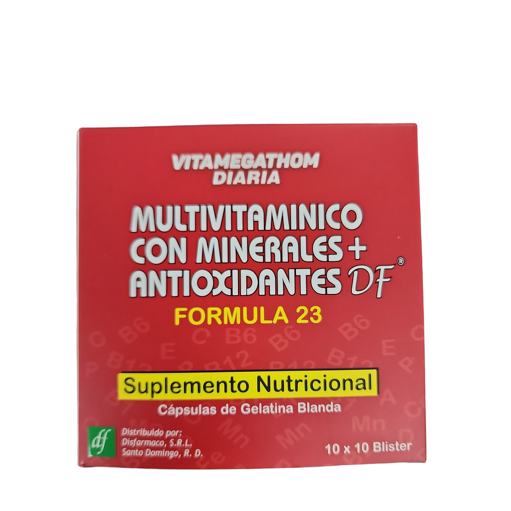 Multivit Y Minerales DF Caja 1000mg x 100 Caps