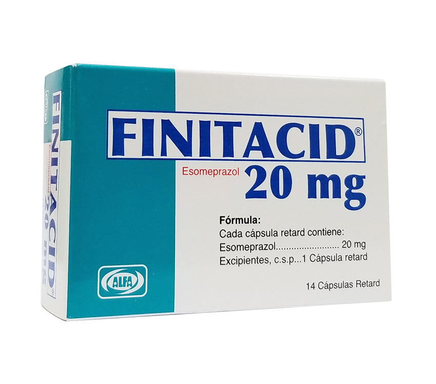 Finitacid 20mg x 14 Caps