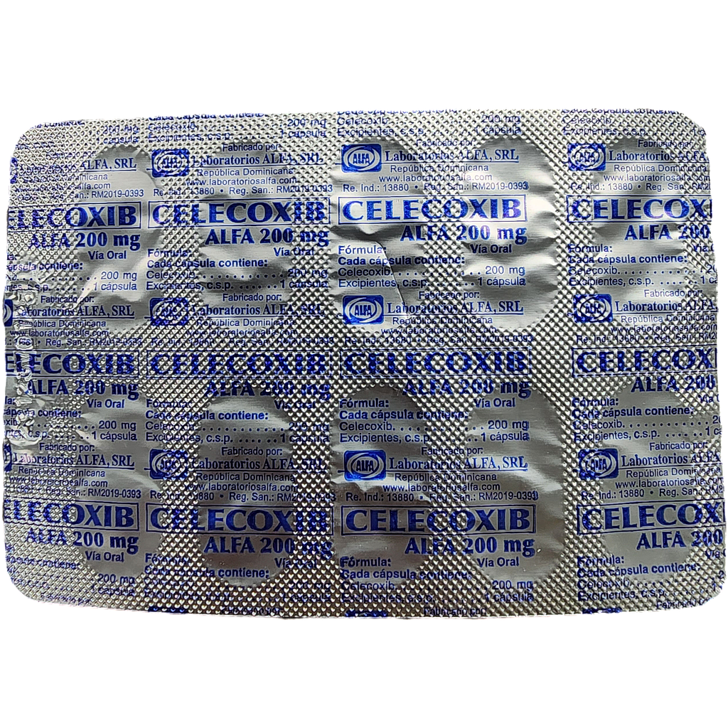 Celecoxib Alfa 200mg x 1 Blister/10 Caps