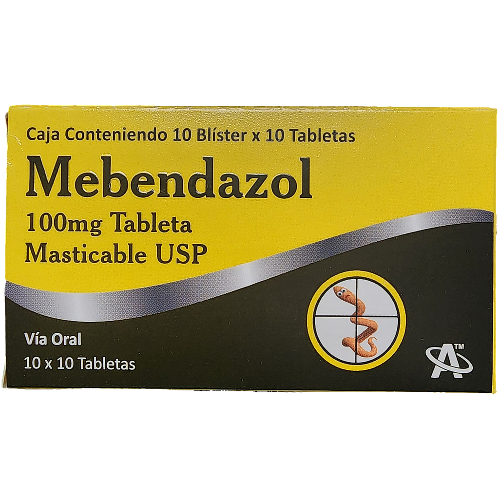 Mebendazol Aarnext 100mg x 100 Caps