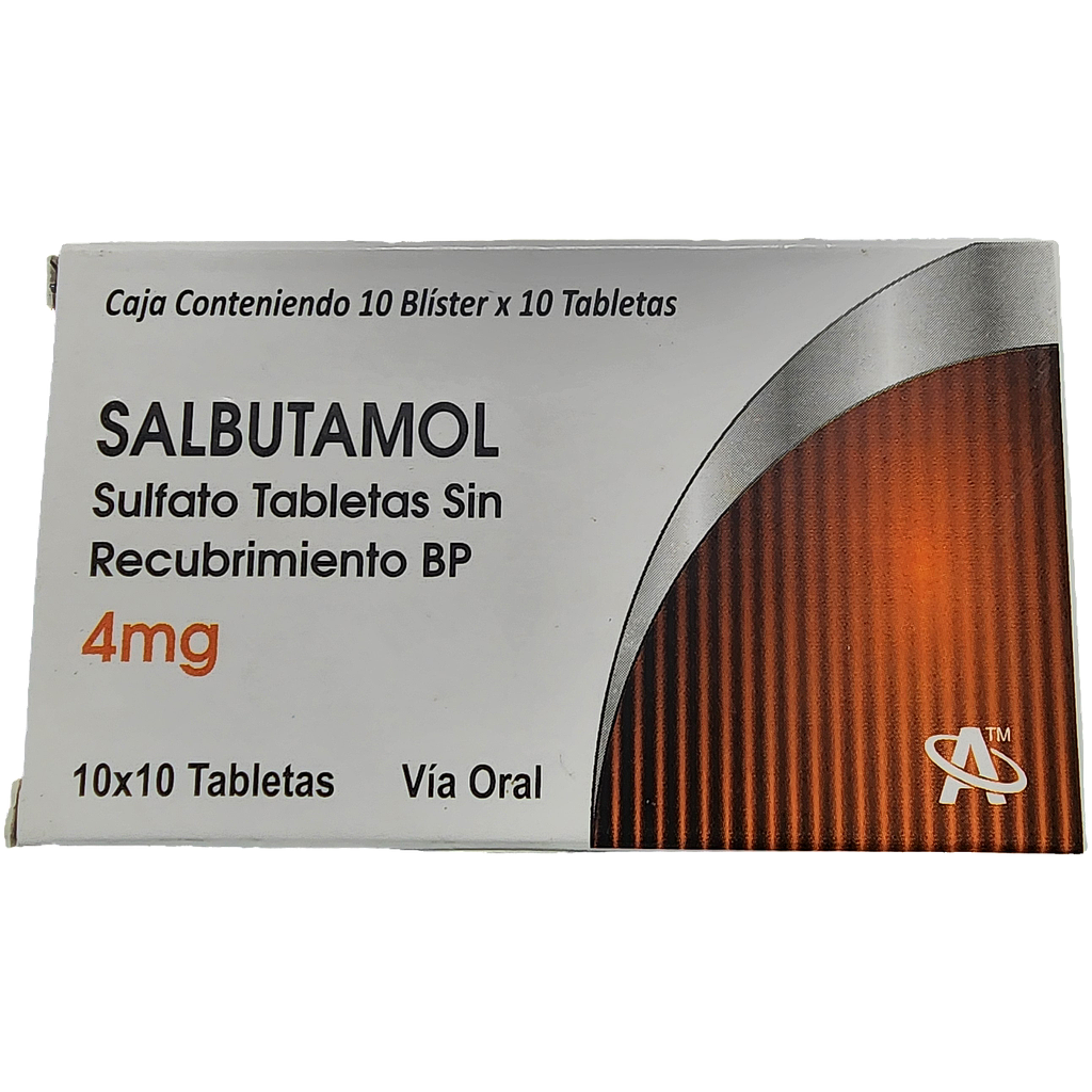 Salbutamol Aarnext 4mg x 100 Caps