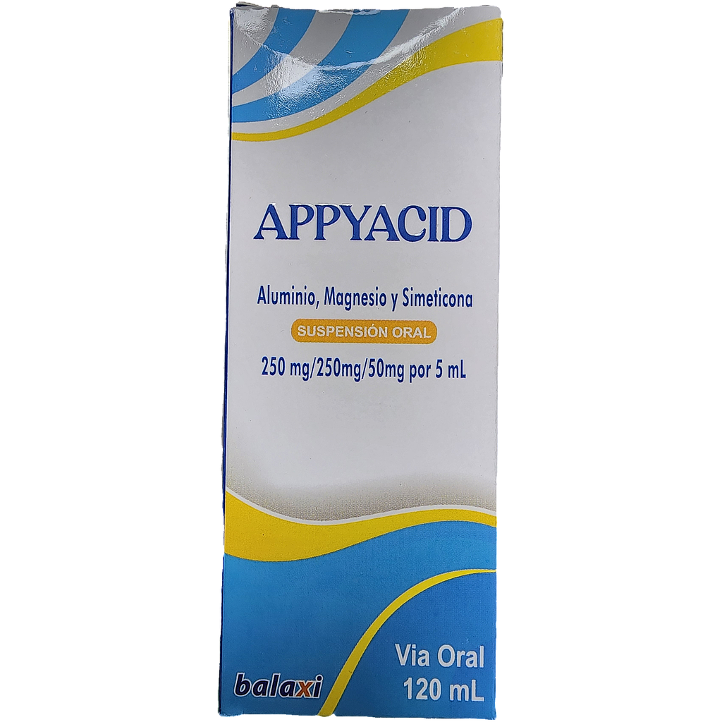 Appyacid Balaxi 250/250/50mg Susp. x 120ml