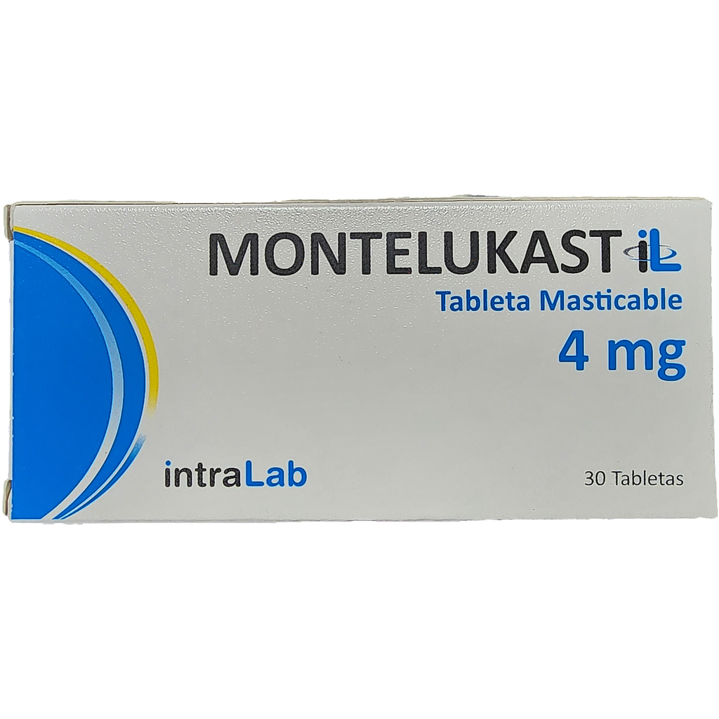 Montelukast Intralab 4mg x 30 Tabs (Masticables)