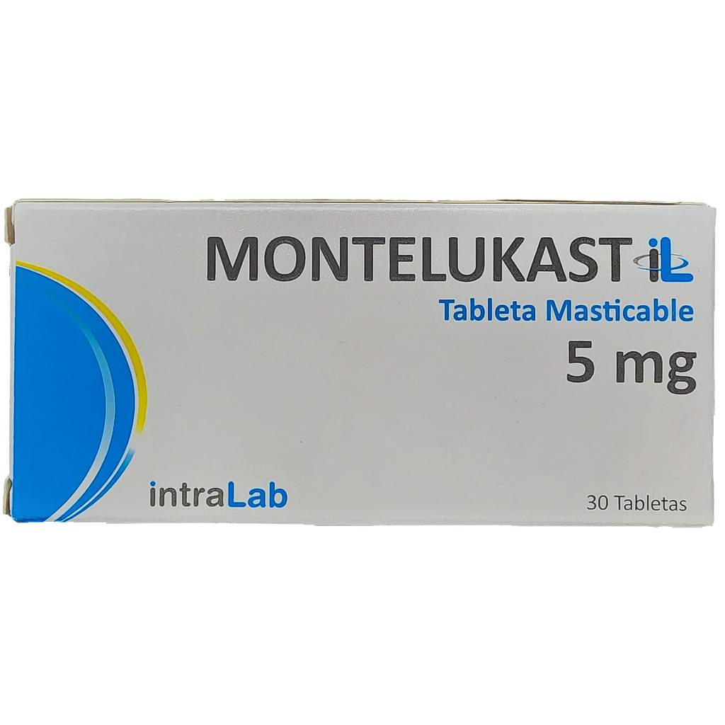 Montelukast Intralab 5mg x 30 Tabs (Masticables) Disfarmell