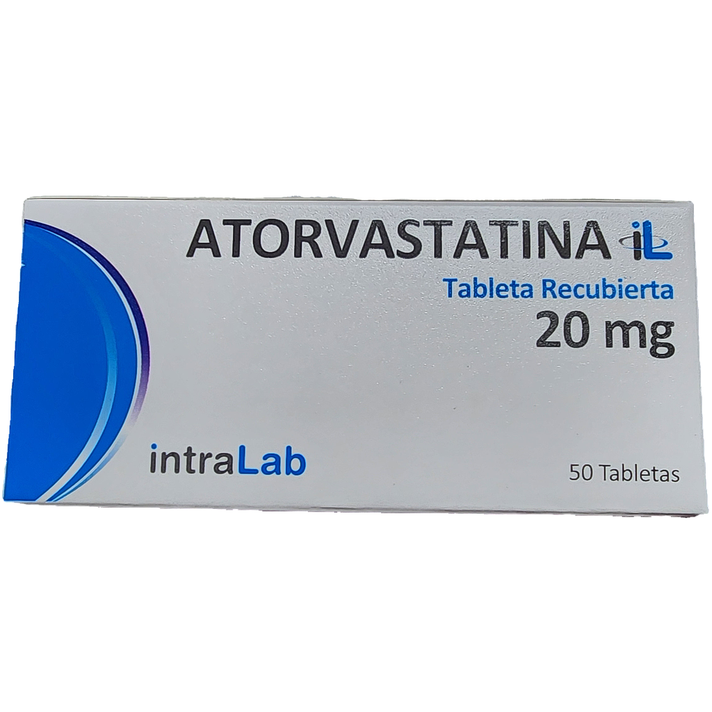 Atorvastatina Intralab 20mg x 50 Tabs