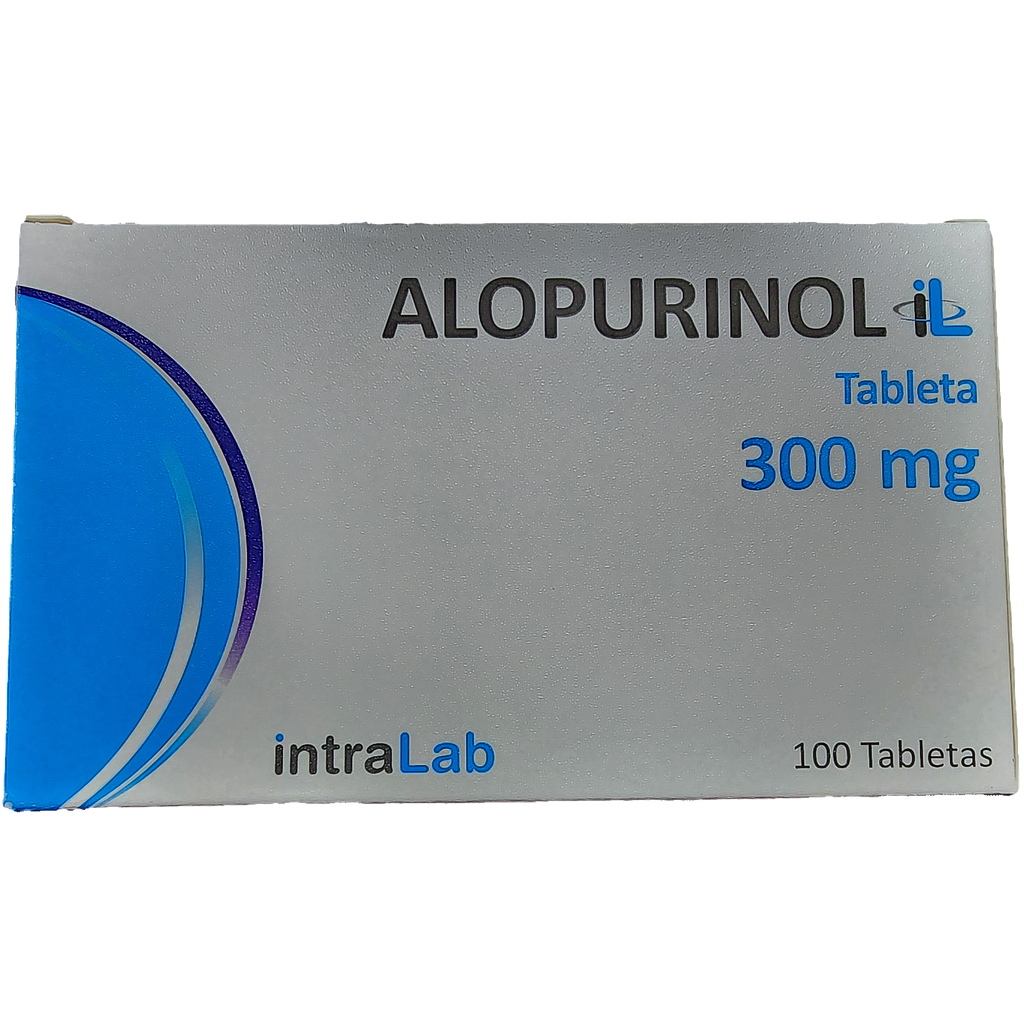 Alopurinol Intralab 300mg x 100 Tabs